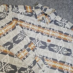 Ariat X Pendleton Western Shirt Men's S Aztec Arrowhead Long Sleeve Button Down